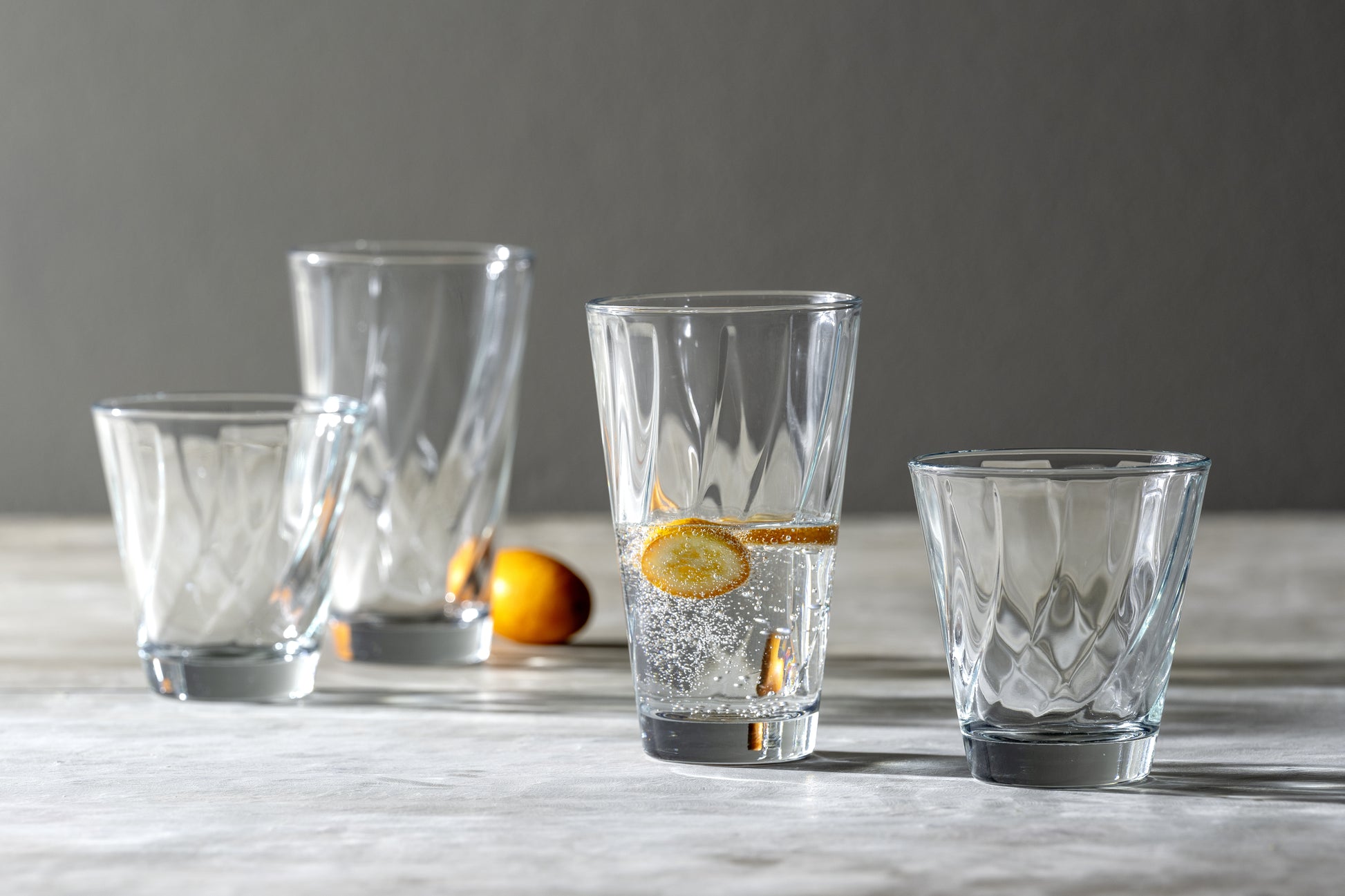 Leonardo Twist Trinkglas – 0,22 l, Kalk-Natron-Glas, Transparent, spülmaschinengeeignet
