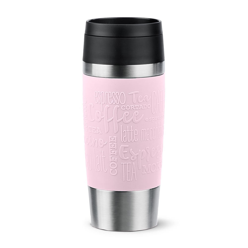 EMSA Travel Mug Classic Thermobecher 360 ml – Doppelwandig, Edelstahl, Rosa