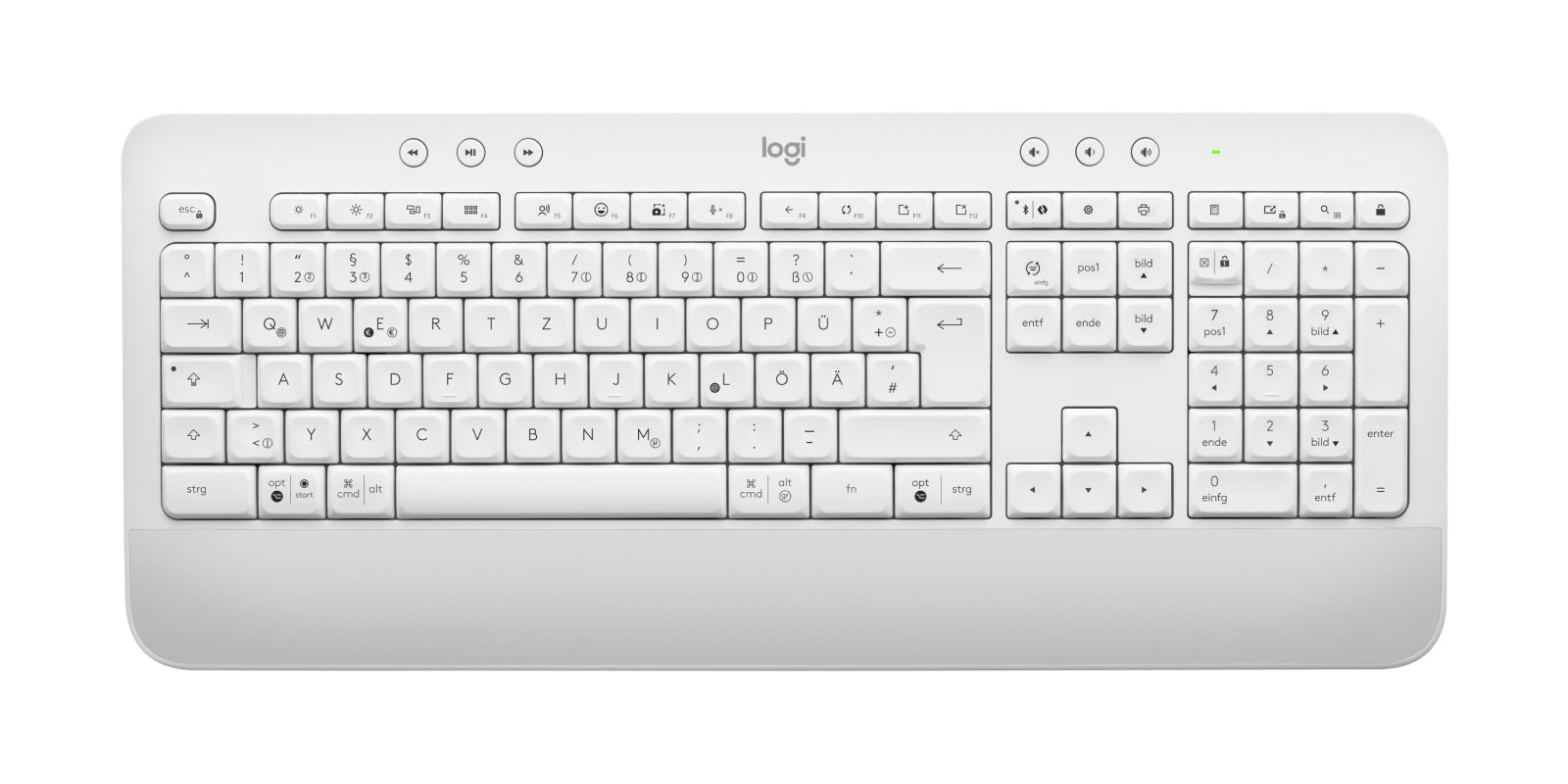 Logitech MK650 for Business – Tastatur, DE-Layout (DE), Weiss