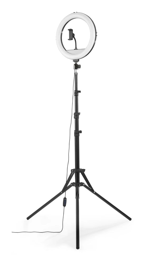 Hama SpotLight Steady 120 III Streaming-Licht – 1020 lm, 3000–6500 K – 1/4" Gewinde – USB
