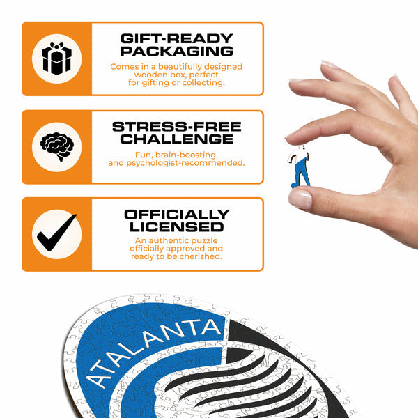 Iconic Puzzles Atalanta BC - Logo – Logikspiel, ab 10 J., 180 min
