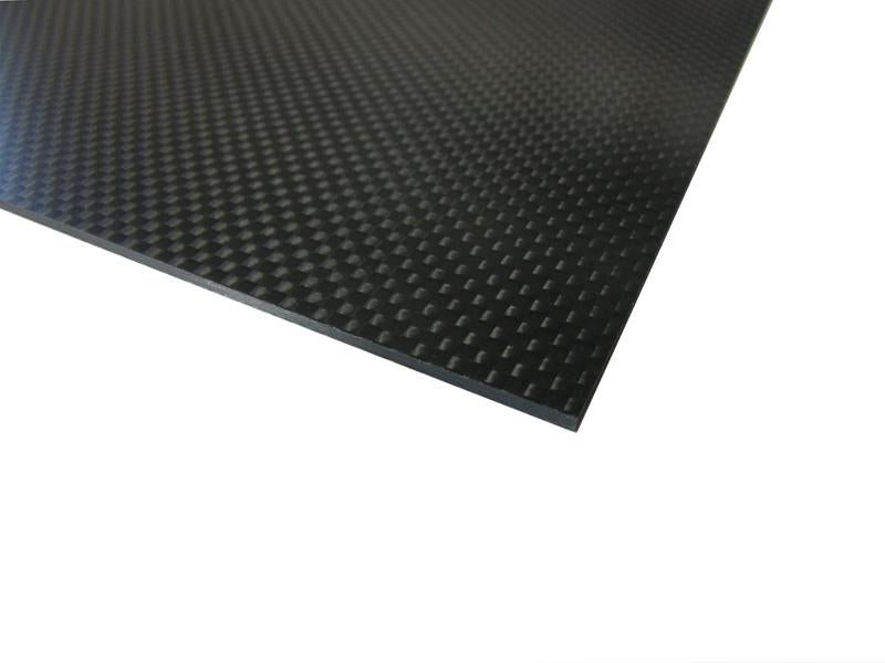 OEM Flugzeugrumpf – 250 × 250 × 1,8 mm, Karbon, Schwarz, für Flugzeug, Helikopter