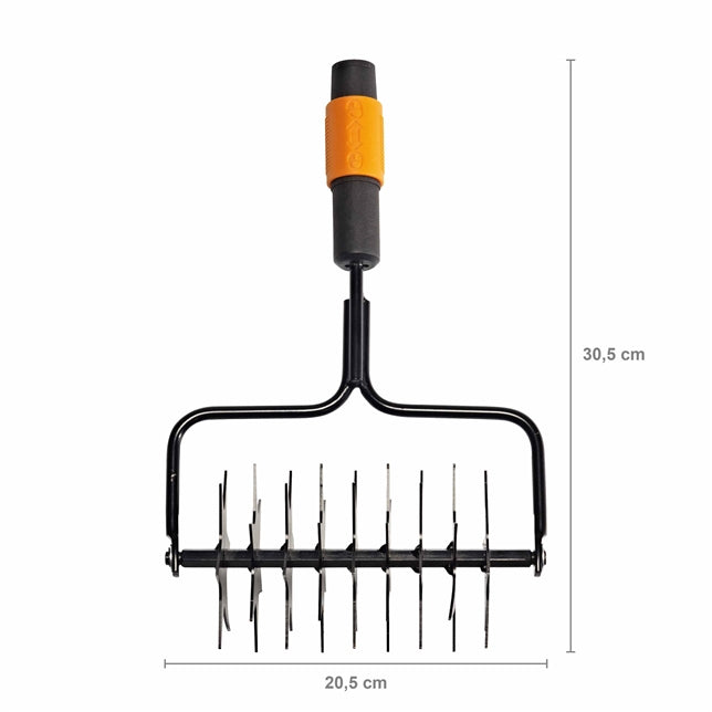 Fiskars Sternfräse – 305 × 205 × 100 mm, 0,51 kg – für Gartengabel, Stahl