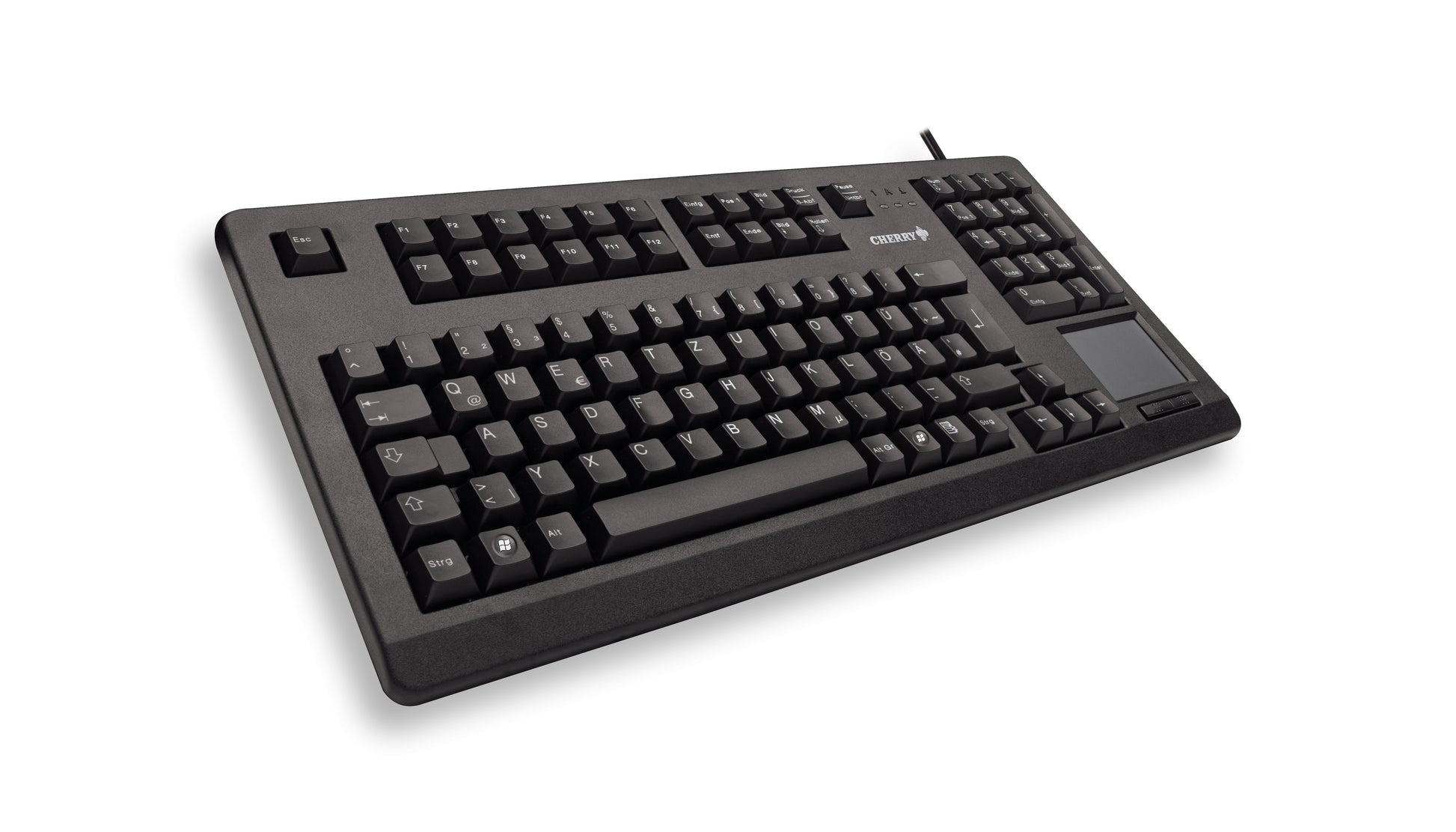 CHERRY G80-11900 TouchBoard – Tastatur, kabelgebunden (USB), UK-Layout (EN), Fullsize (mit Ziffernblock)