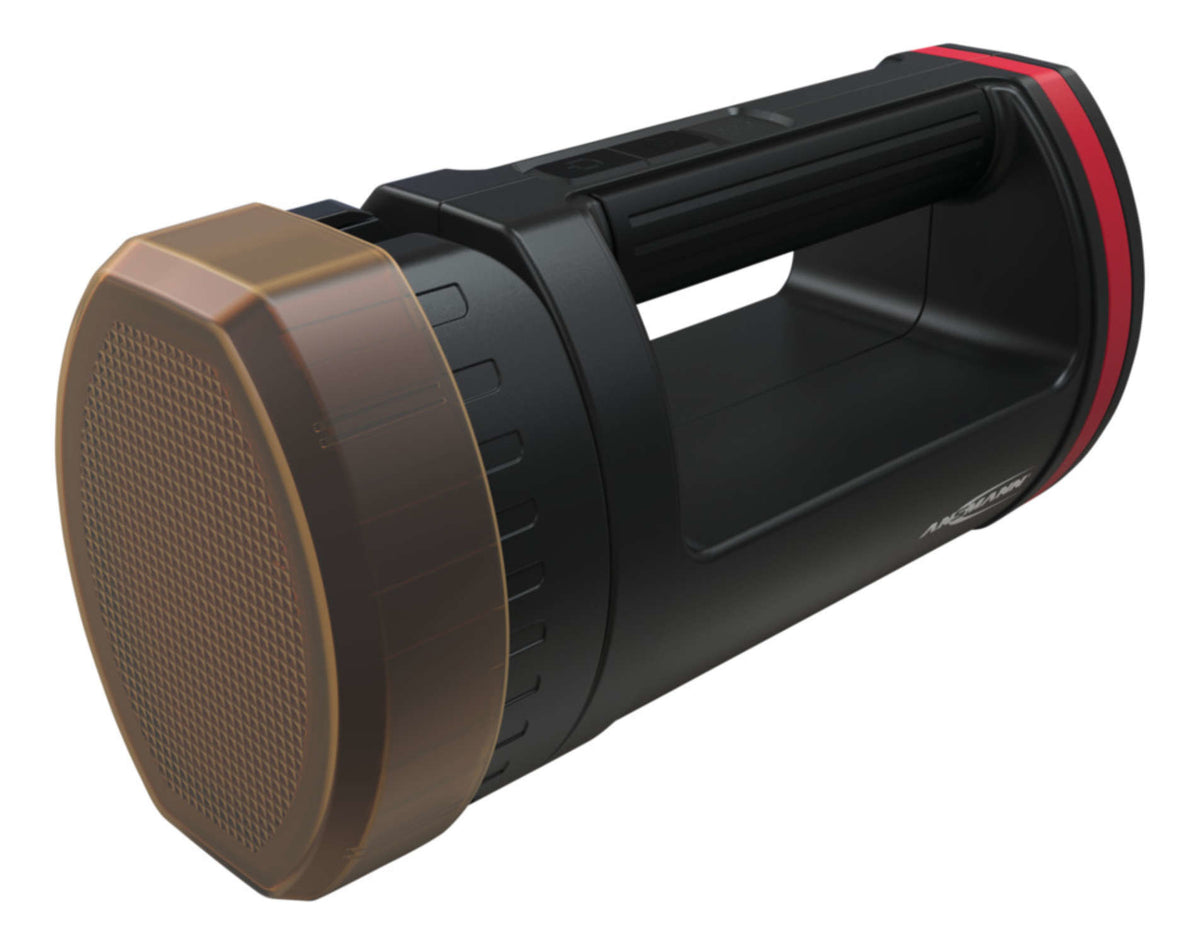 Ansmann Taschenlampe HS5R – 420 lm, 500 m, IP20, USB, 2600 mAh Akku, 3 Modi – Schwarz
