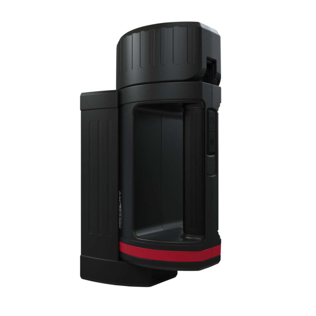 Ansmann Taschenlampe HS5R – 420 lm, 500 m, IP20, USB, 2600 mAh Akku, 3 Modi – Schwarz