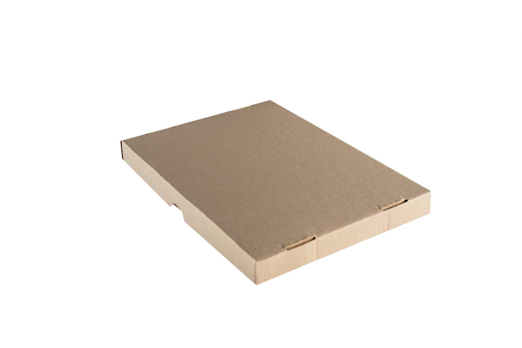 Brieger Stulpschachtel – 301 × 213 × 25 mm, braun, 1 Stk.