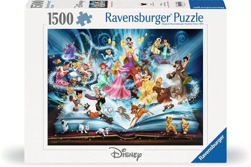 Ravensburger Puzzle Disney's magisches Märchenbuch – 1500 Teile – 60 × 80 cm – ab 14 J.