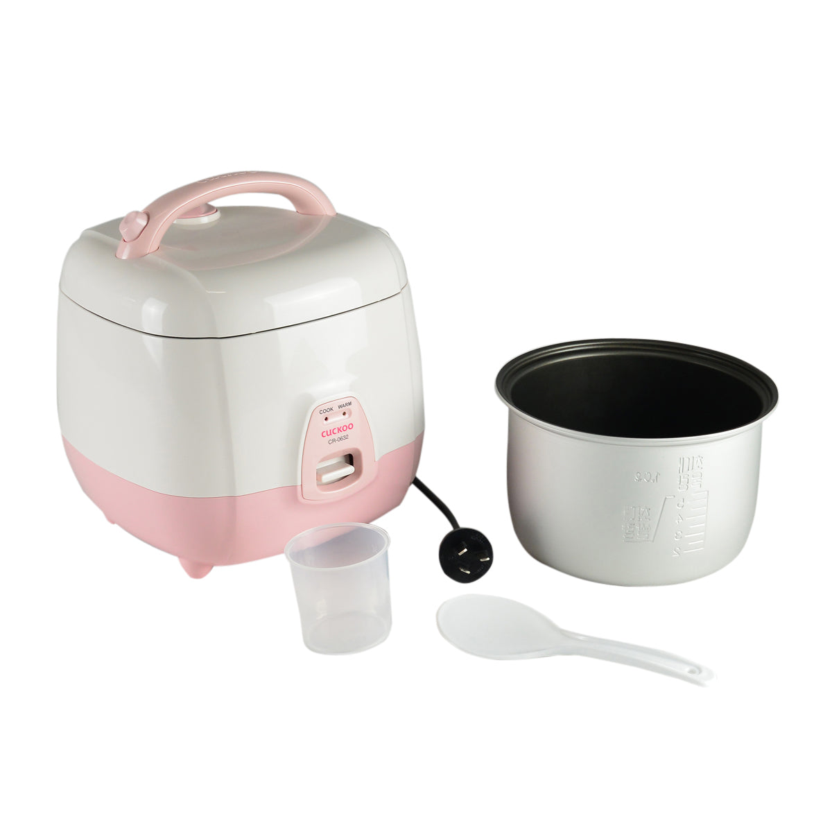 Cuckoo Reiskocher CR-0632 – 1,08 l – Pink/Weiss/Kunststoff