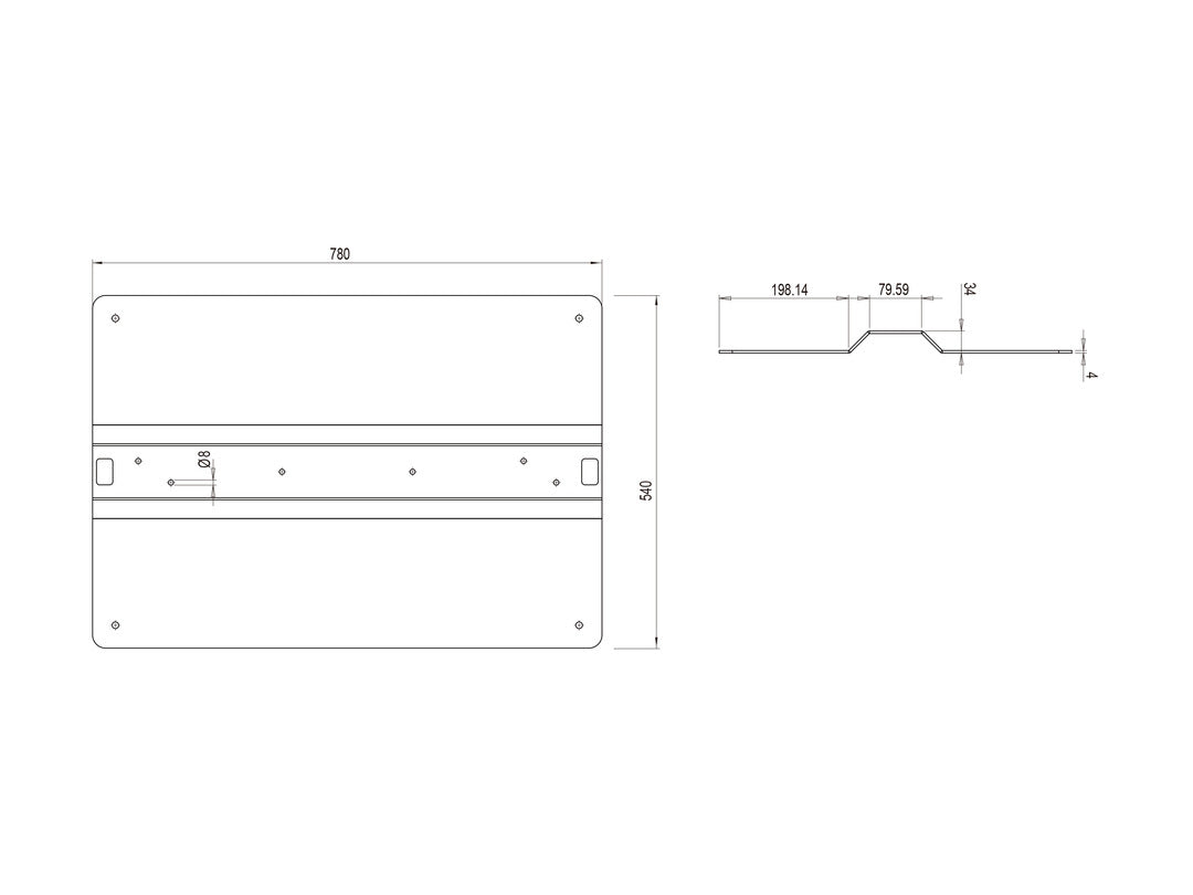 Multibrackets Floorbase Pro OM55N-D – Monitorhalterung, Standfuss, für Samsung OM55N-D, Schwarz