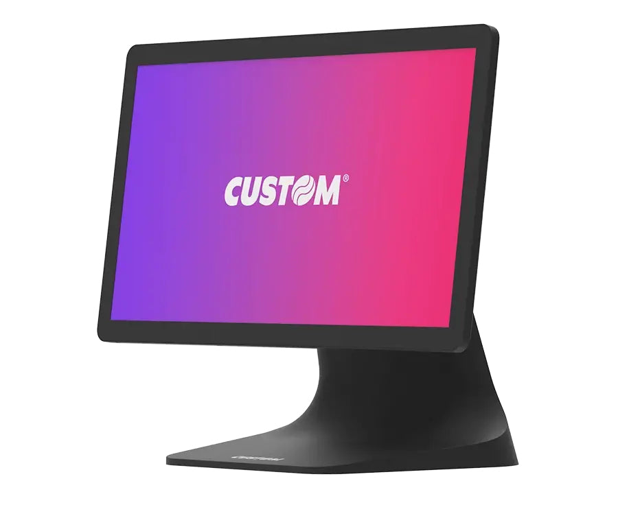 CUSTOM PCPOS Aragon – POS-Terminal 15,6" – Celeron J6412, 8 GB/128 GB – Schwarz