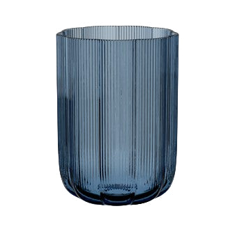 Villeroy & Boch Fleur Vase – Ø 16 × 22,5 cm, 3'500 ml – Glas, Blau