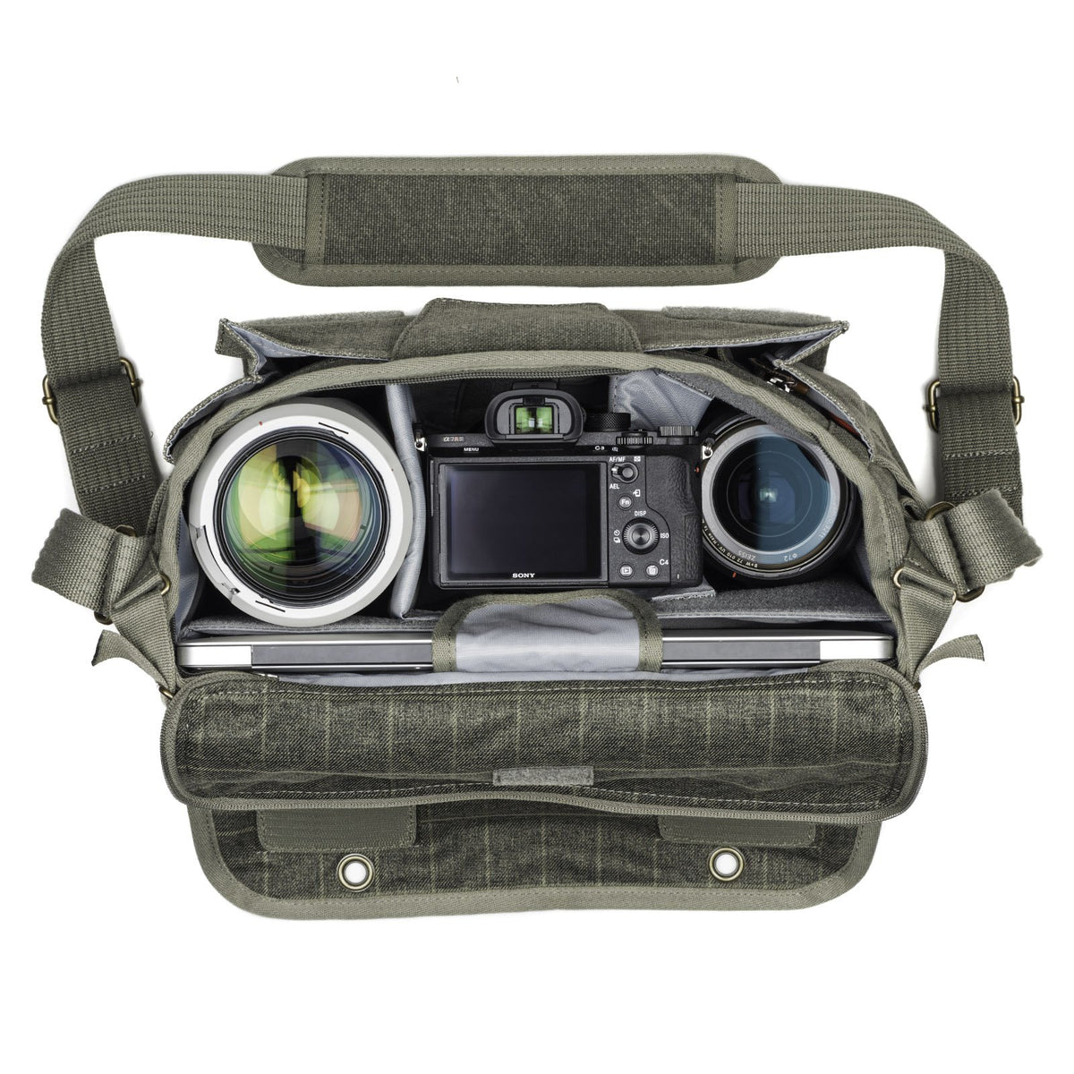 Think Tank Retrospec 7 V2.0 Umhängetasche – Nylon – Grau