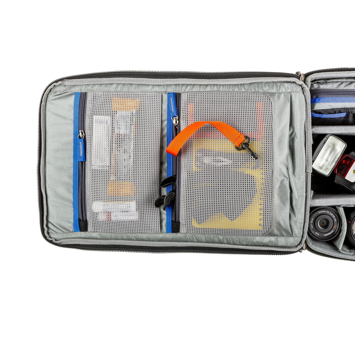 Think Tank Airport Essentials Rucksack – DSLR, 4 Objektive, Notebook-/Tablet-Fach, Regenhülle – Schwarz