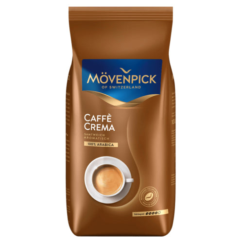 Mövenpick Caffè Crema – Bohnenkaffee – 100% Arabica, Intensität 8, 1 kg