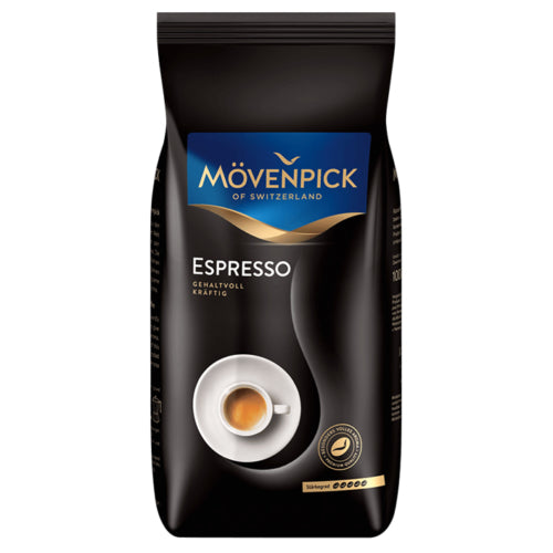 Mövenpick Kaffeebohnen – Espresso, Arabica/Robusta, Intensität 4, 1 kg
