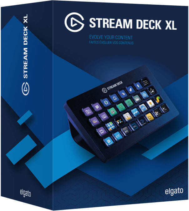 Elgato Stream Deck XL – Keypad-Steuerpult – kabelgebunden (USB 3.0) – Schwarz – für PC, Mac