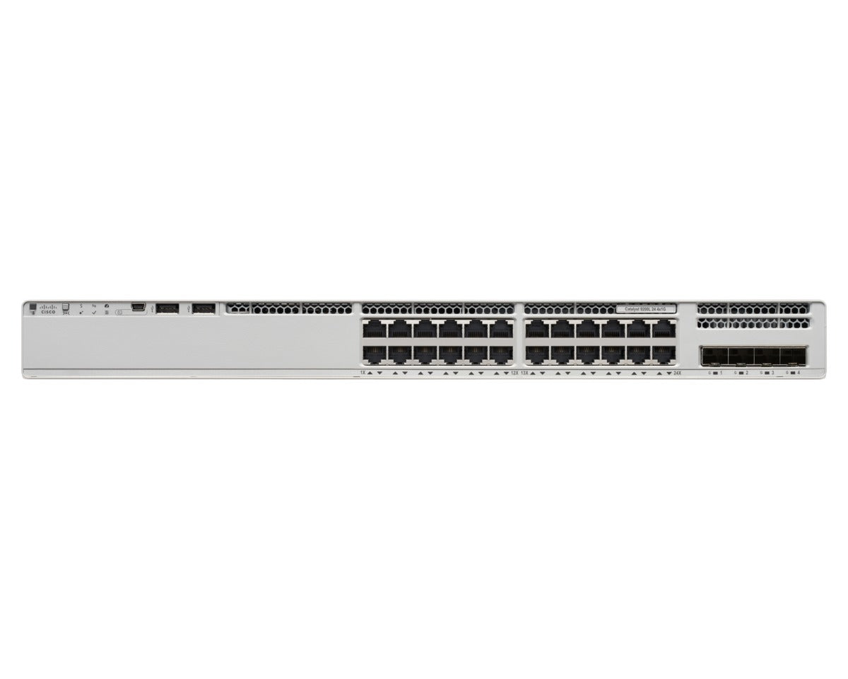 Cisco Catalyst C9200L – Managed Switch – 24×GbE, L3, PoE+, 1U