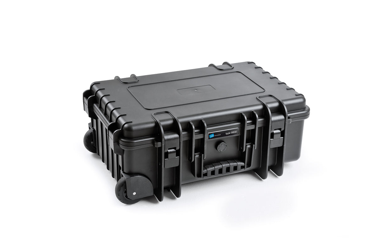 B&W Cases 6600-SI – Trolley Hartschale, PP, Schwarz, 35 × 55 × 22,5 cm