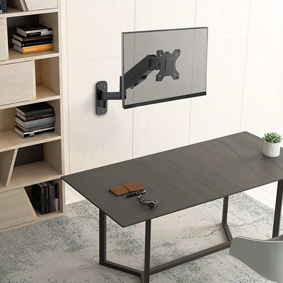 VALUE Wandhalterung – Vollbeweglich – VESA 75×75–100×100 – bis 8 kg, Höhenverstellbar, für Monitore – 799018