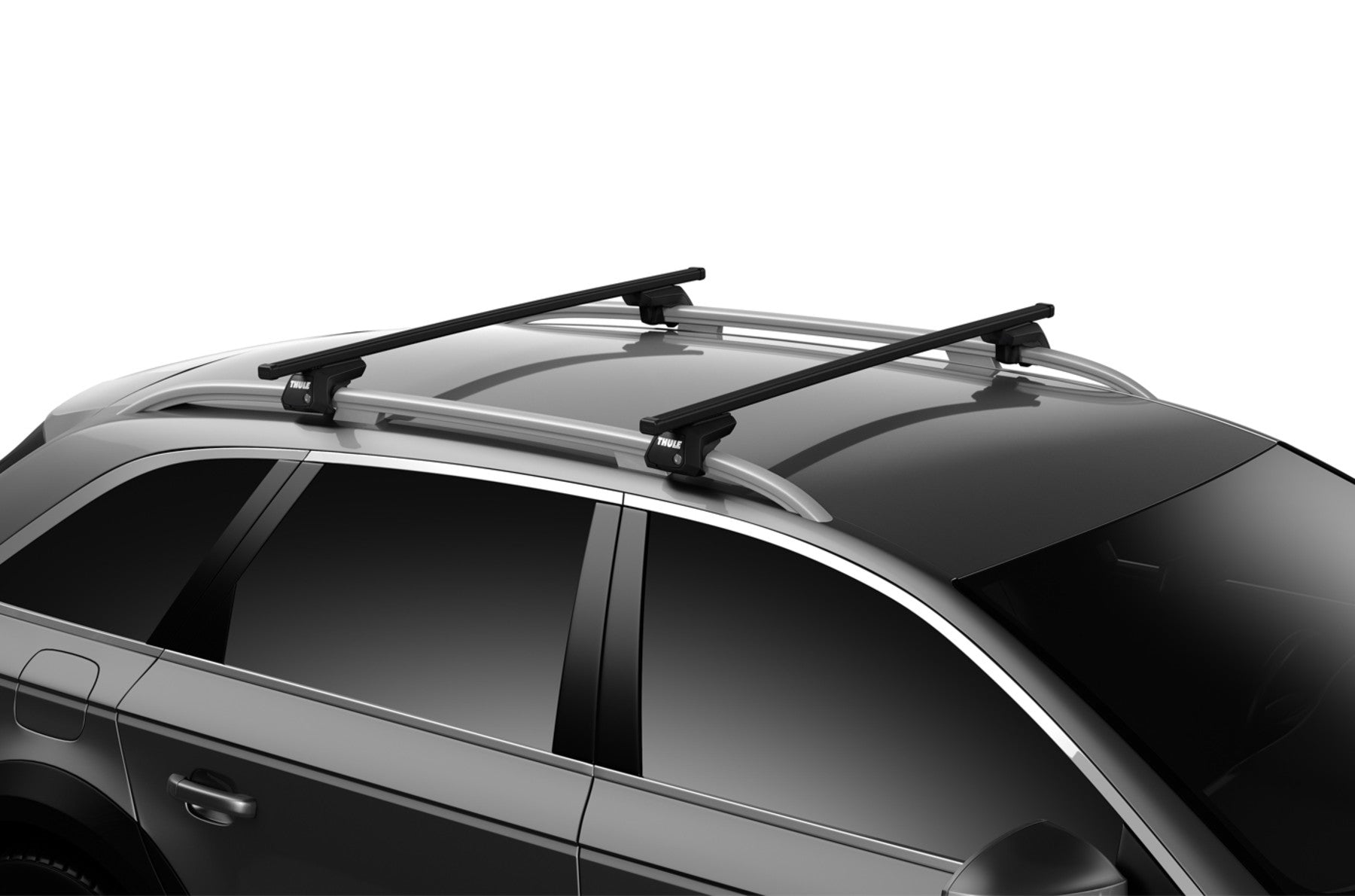 Thule Dachträger SquareBar – abschliessbar, 118 cm, 100 kg – 2 Stk.