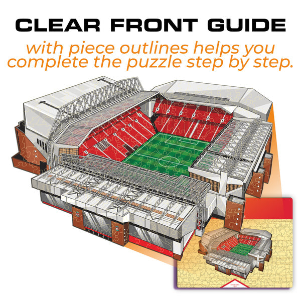 Iconic Puzzles Liverpool FC - Anfield Stadium – Logikspiel, ab 10 Jahren, 180 Min.