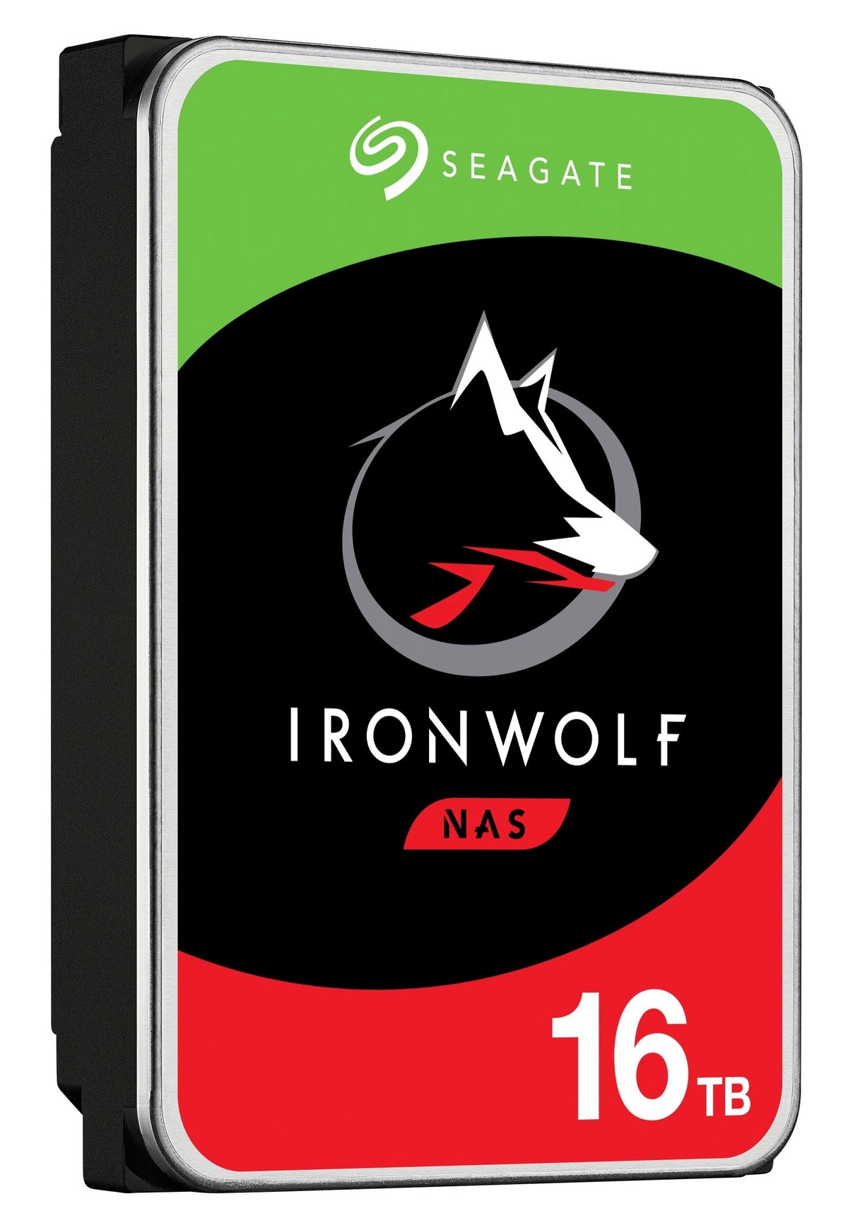 Seagate IronWolf ST16000VN001 – 16 TB, 3,5", SATA 6 Gbit/s, 7200 U/min, 256 MB, für NAS