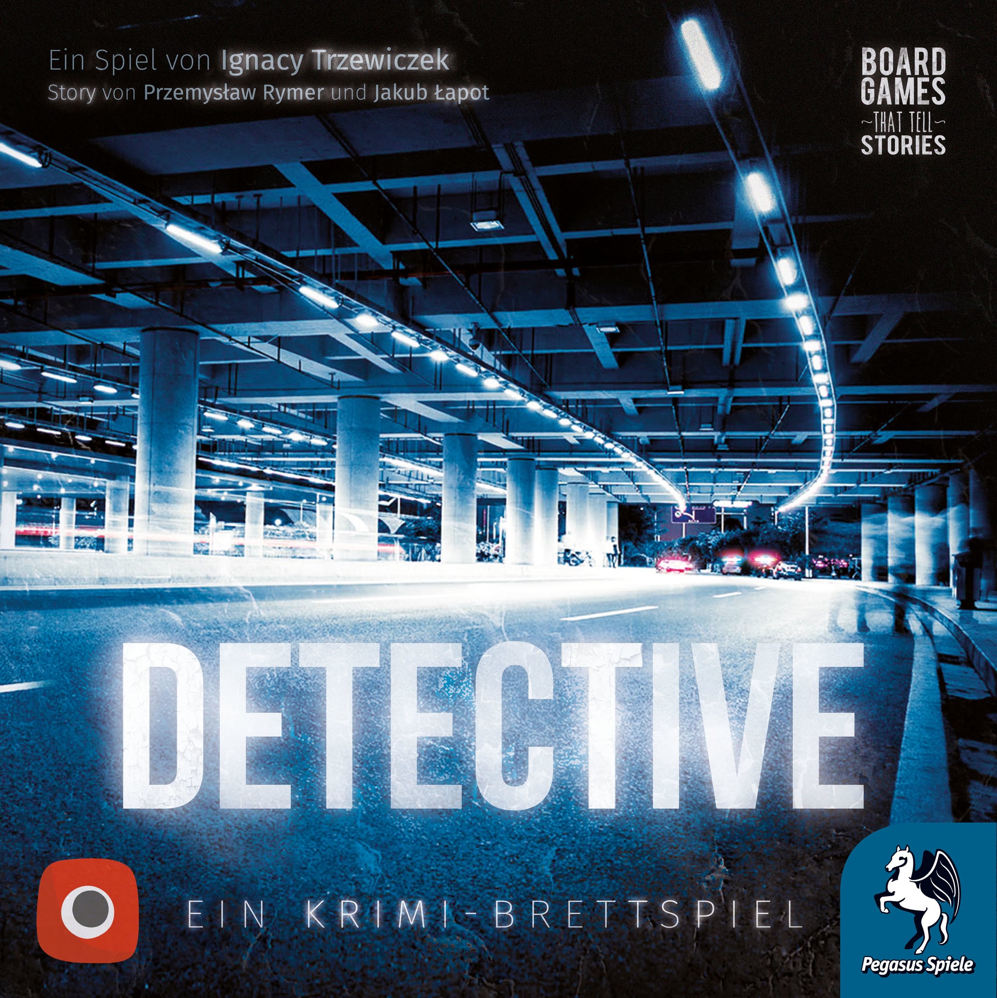 Pegasus Detective – Brettspiel, 1–5 Spieler, ab 16 Jahren, 120–180 Min., DE