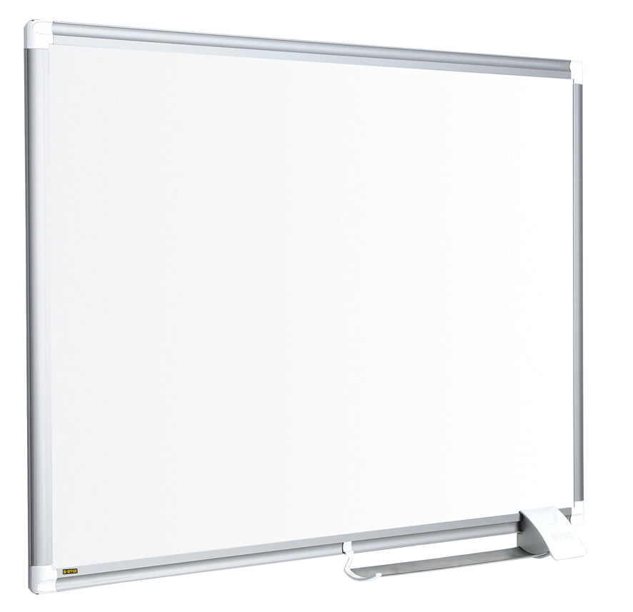 Bi-Office Whiteboard – 180 × 120 cm, Emaille, magnetisch, Aluminiumrahmen, Wandmontage