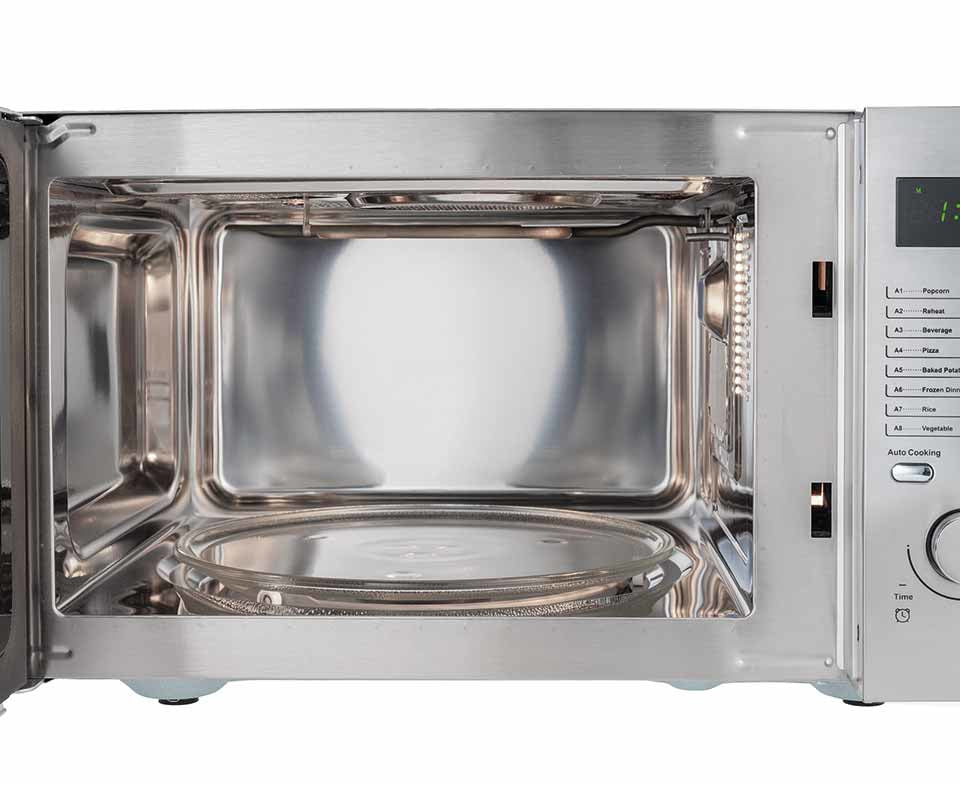 Koenig Kombi-Mikrowelle B01104 – 23 l, Grill, 800 W – Edelstahl
