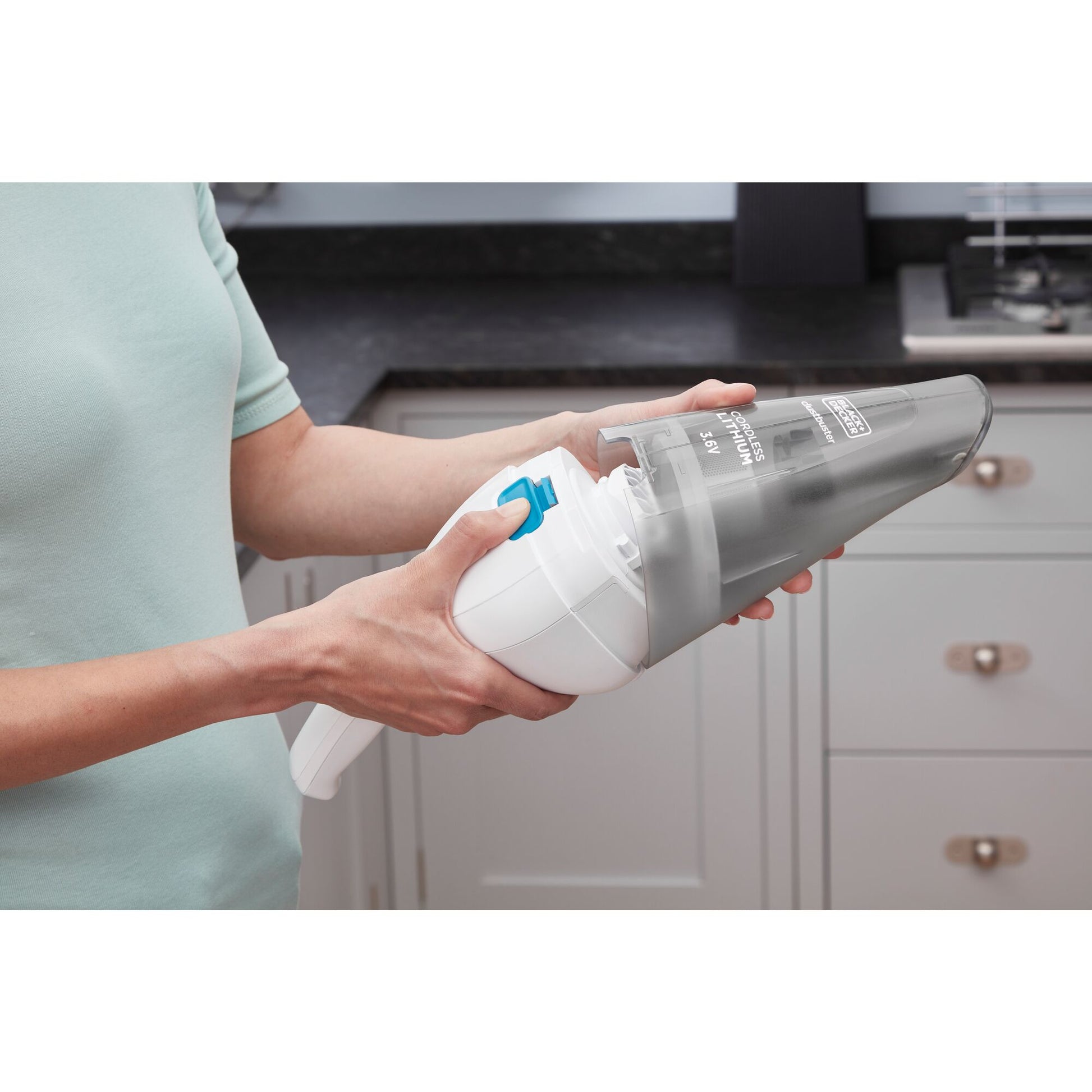 Black & Decker BLACK+DECKER Akkustaubsauger Dustbuster – 1500 mAh, 0,3 l, Akkubetrieb, 1 Stufe