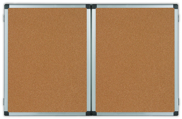 Bi-Office Whiteboard – 120 × 90 cm, magnetisch, Aluminiumrahmen, inklusive Stifteablage, Montagematerial