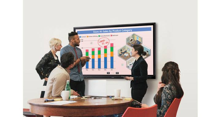 Sharp PN-70HC1E – 70" 4K Ultra HD Interaktives Display (Touch), 350 cd/m², Schwarz