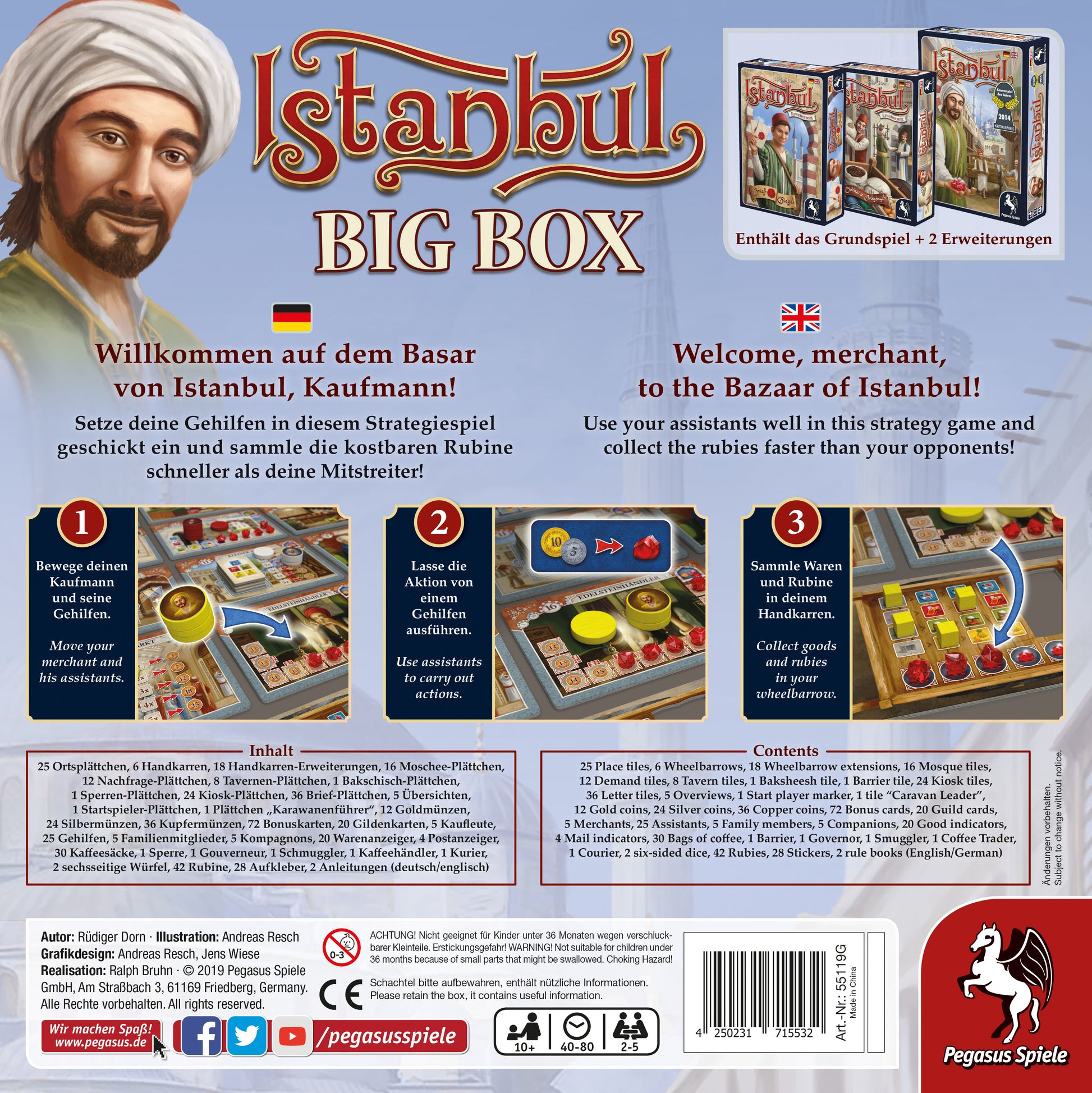 Pegasus Istanbul Big Box – Strategiespiel