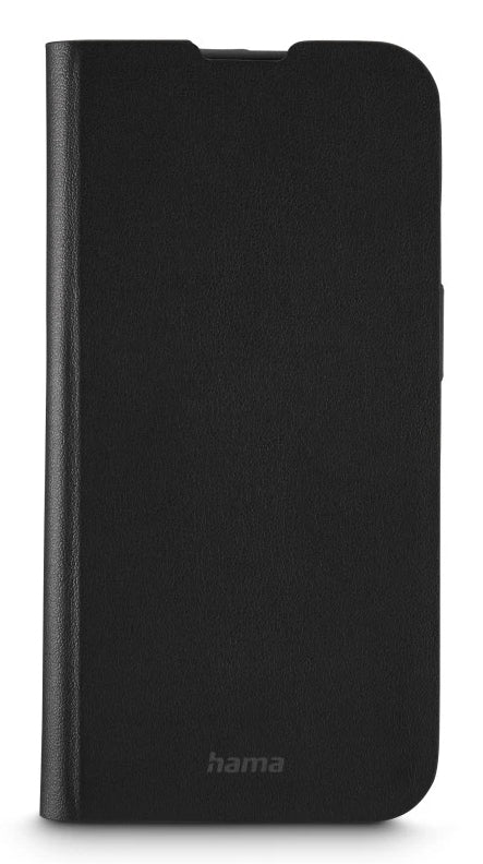 Hama Booklet-Hülle – für Apple iPhone 16 Pro Max – schwarz – Kunstleder – mit Kartenfach, Magnetverschluss