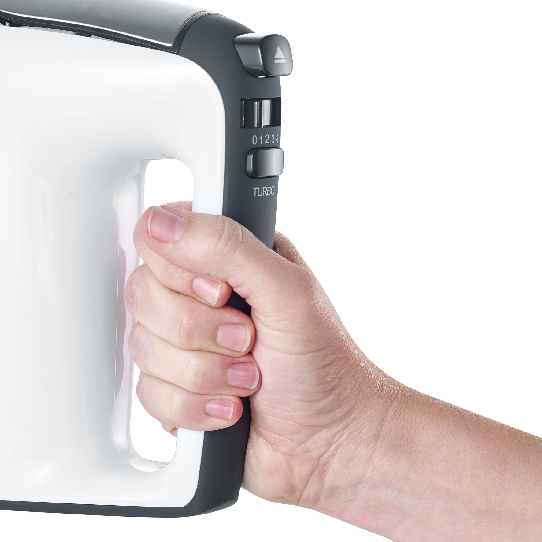Severin Handmixer HM 3830 – 400 W, 5 Stufen, Kneten & Mixen – Weiss