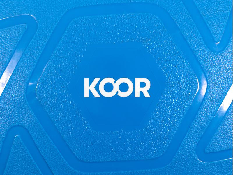 KOOR Sitzball – Kunstleder – Blau, Ø 65 cm, bis 500 kg