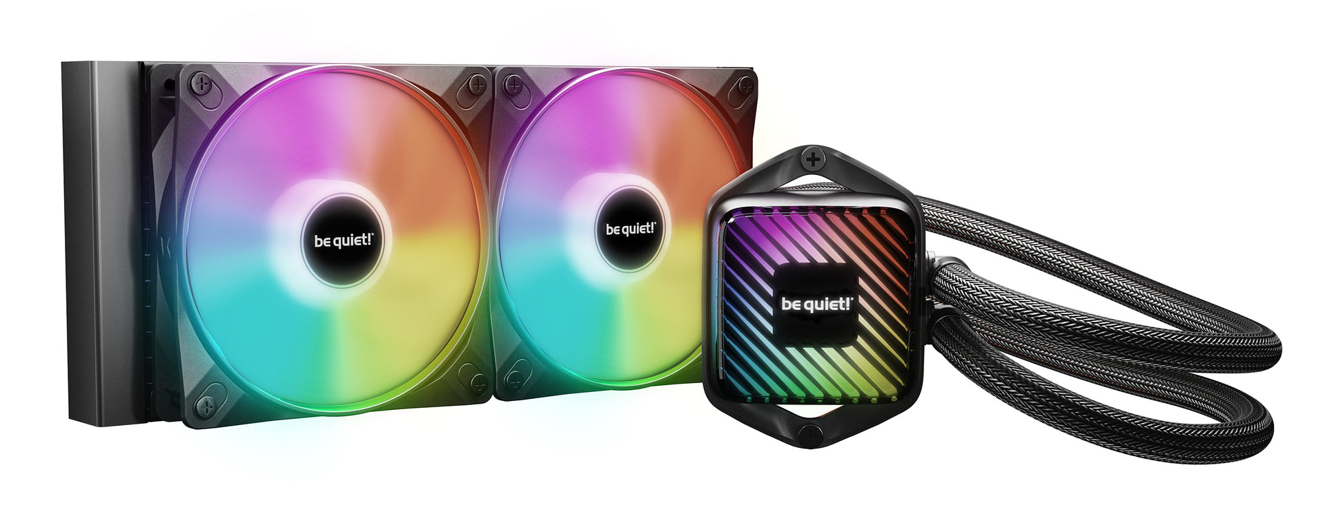 be quiet! be quiet Pure Loop 3 LX 240 mm AIO-Kühler – 2×120 mm Lüfter – für Intel LGA1700, AM4, AM5, u. a.
