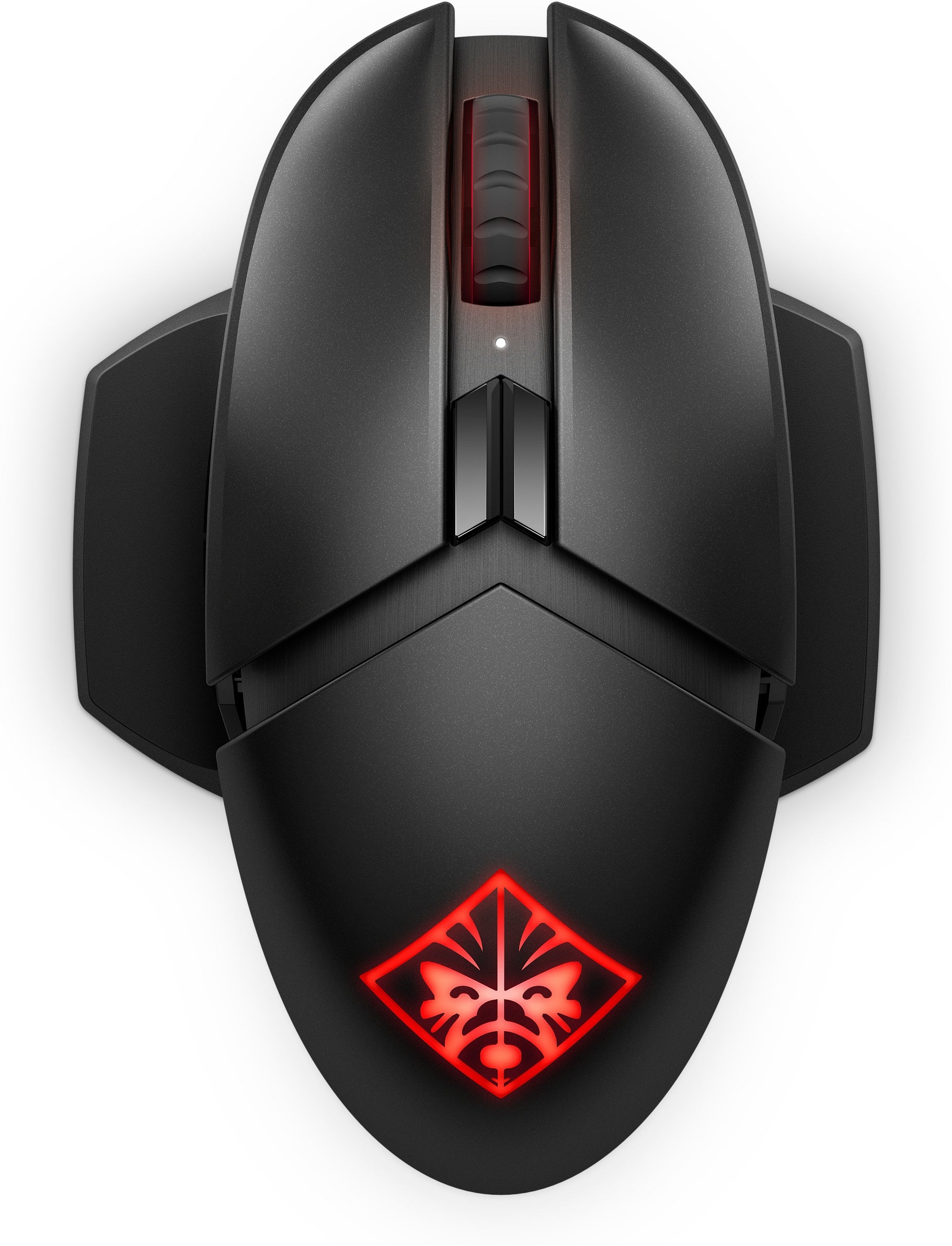 HP OMEN Photon – Gaming-Maus – Kabellos (Bluetooth/2,4 GHz), 16000 DPI, beidhändig, Schwarz