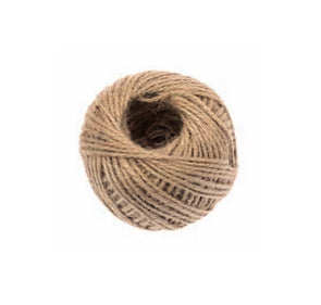 GLOREX Jutekordel, hellbeige 50 m