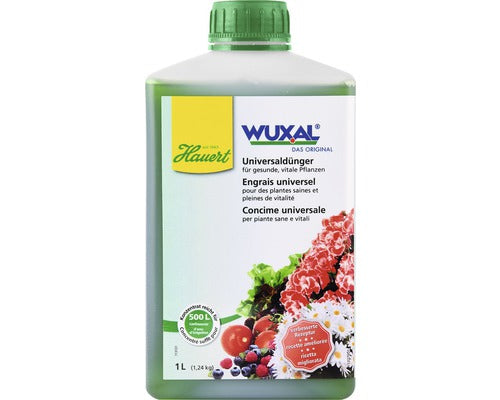 Hauert Einzelnährstoffdünger Stickstoffdünger, Wuxal, Flüssigkonzentrat, 1 l – 1 Flasche