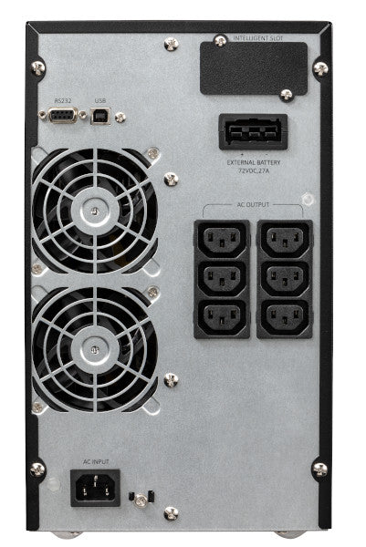 Eaton 9E 2000i USV 2 kVA/1600 W Online – Tower – C13×6, Eingang IEC C14