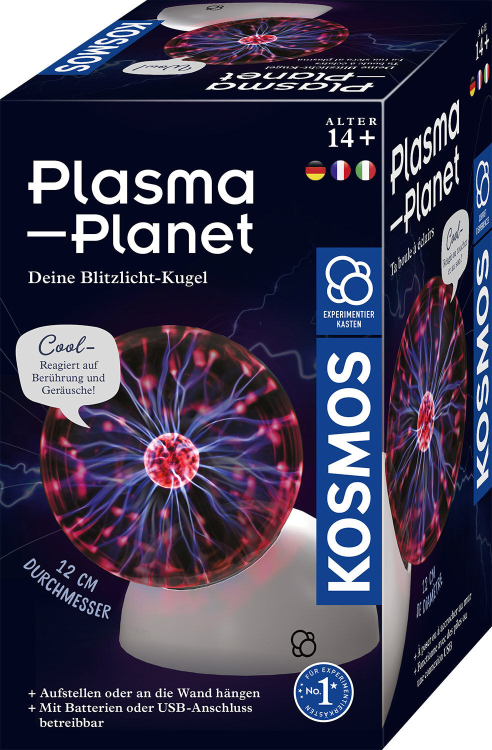 Kosmos Tischleuchte Plasma Planet – Akku, USB‑C