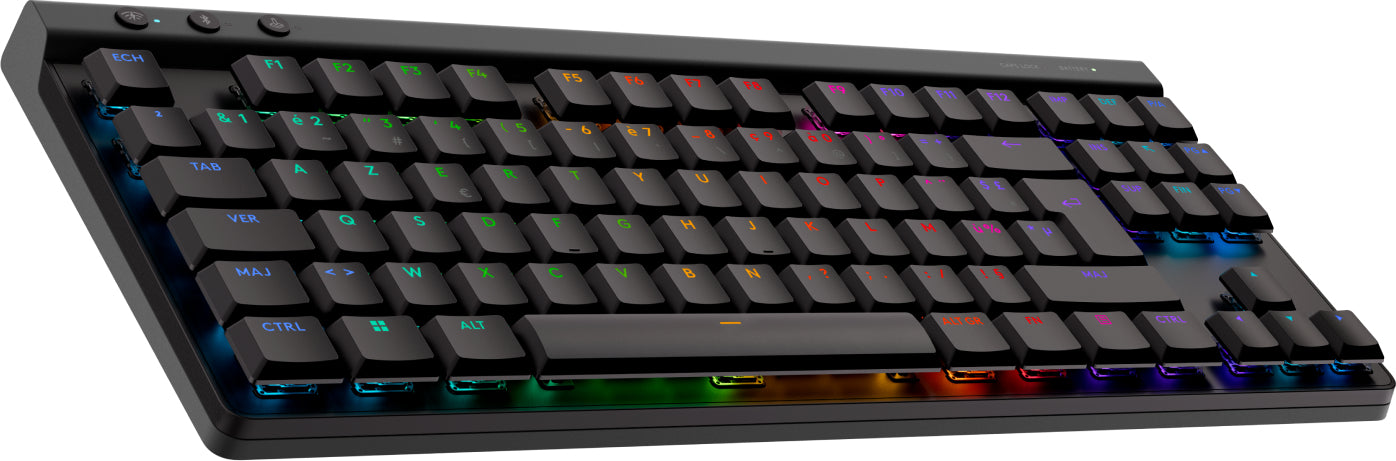 Logitech G G515 LIGHTSPEED TKL – Mechanisch – Bluetooth & 2,4 GHz (Nano-Empfänger) – RGB – AZERTY (FR)