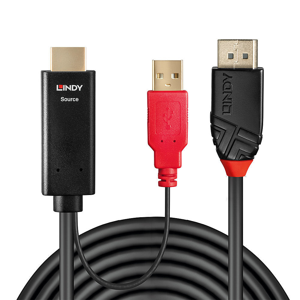Lindy HDMI auf DisplayPort Adapter – 5 m