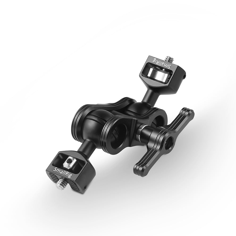 SmallRig 2070 Arm mit Doppel-Kugelköpfen – 1,5 kg, 1/4" Gewinde – für Universal – Schwarz