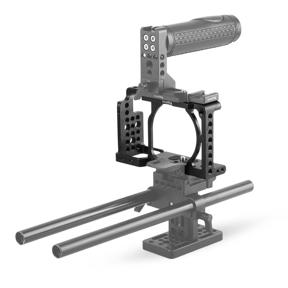 SmallRig 1661 Cage – für Sony A6000, A6300, A6500 und andere – Schwarz