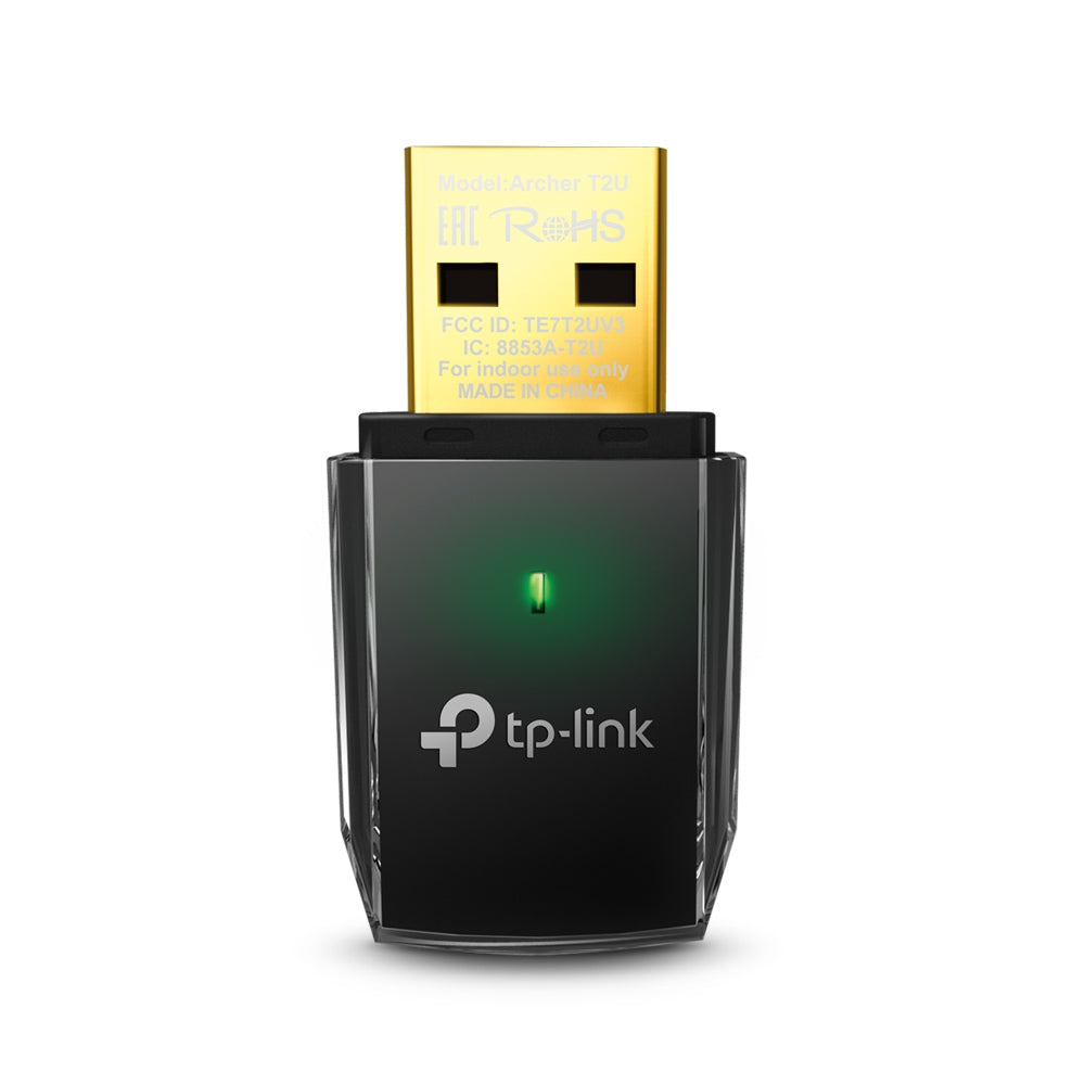 TP-Link ARCHER T2U – WLAN Adapter – Wi-Fi 5 Dual-Band (2,4/5 GHz), 600 Mbit/s