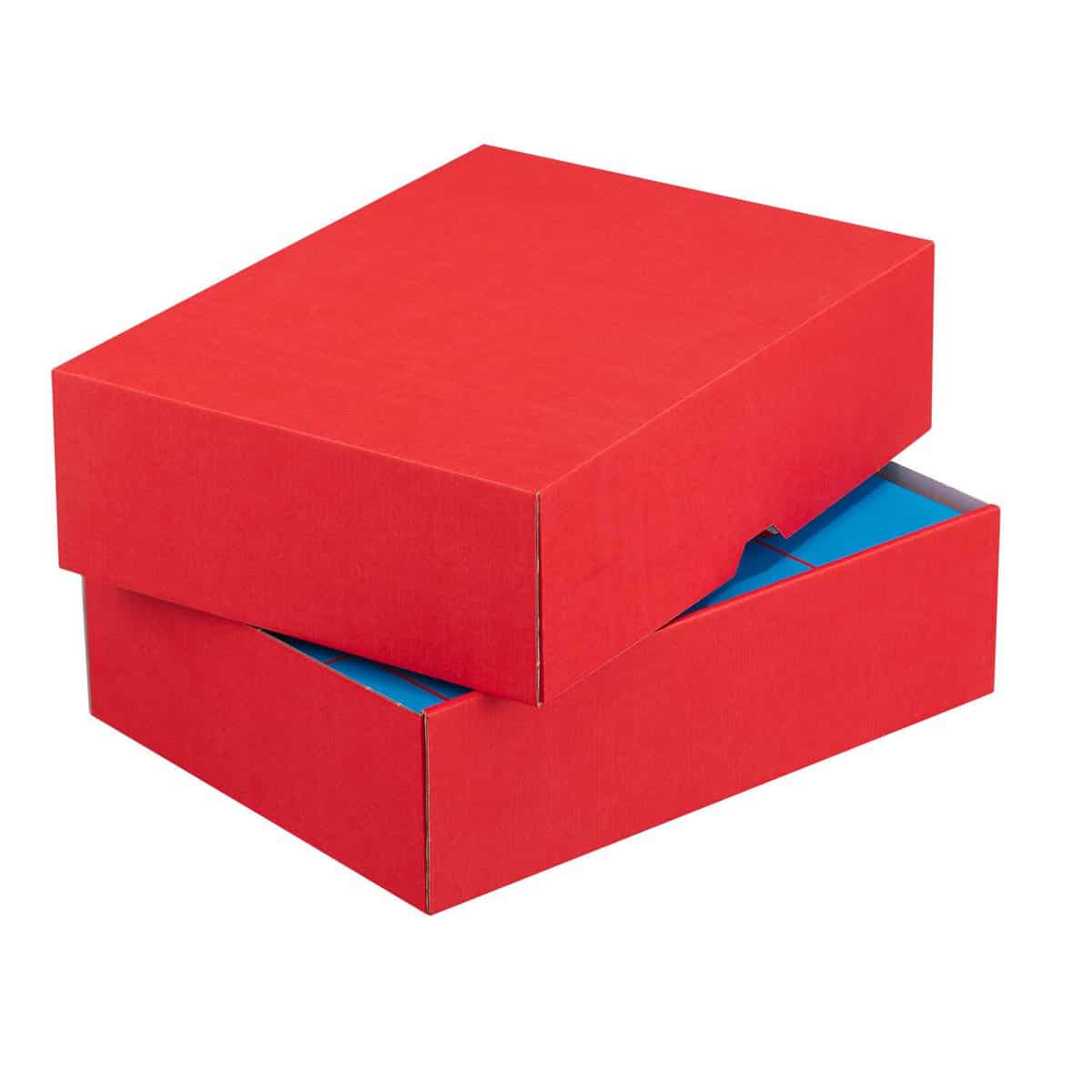 Brieger Stulpschachtel – für A5 – 214 × 151 × 45 mm, rot – 1 Stk.