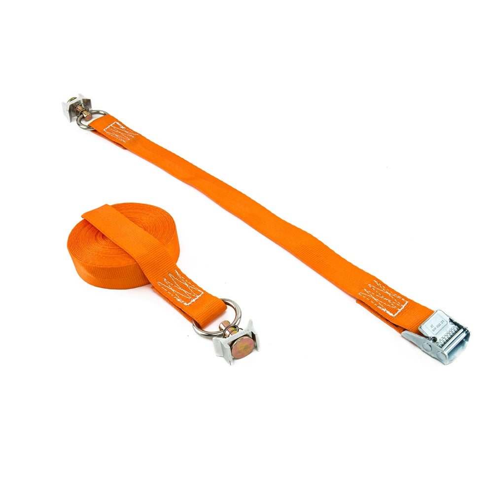 Zurrfix Zurrgurt 25 mm × 4 m, orange, mit Klemmschloss